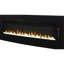 Foyer électrique de 21,33 pouces de hauteur - chaleur de 5000 / H, flamme multicolore, fonction minuterie, / Ul, évent 48 incurvé fixé au mur avant avec flamme à distance et, 1400W / H, 11 réglages de température, / Ul