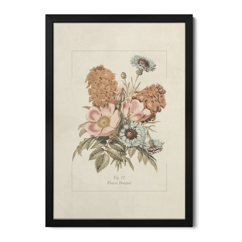 Bouquet de fleurs # 12 - reproduction d'art murale - affiche de galerie, H 24 po x l 16 po