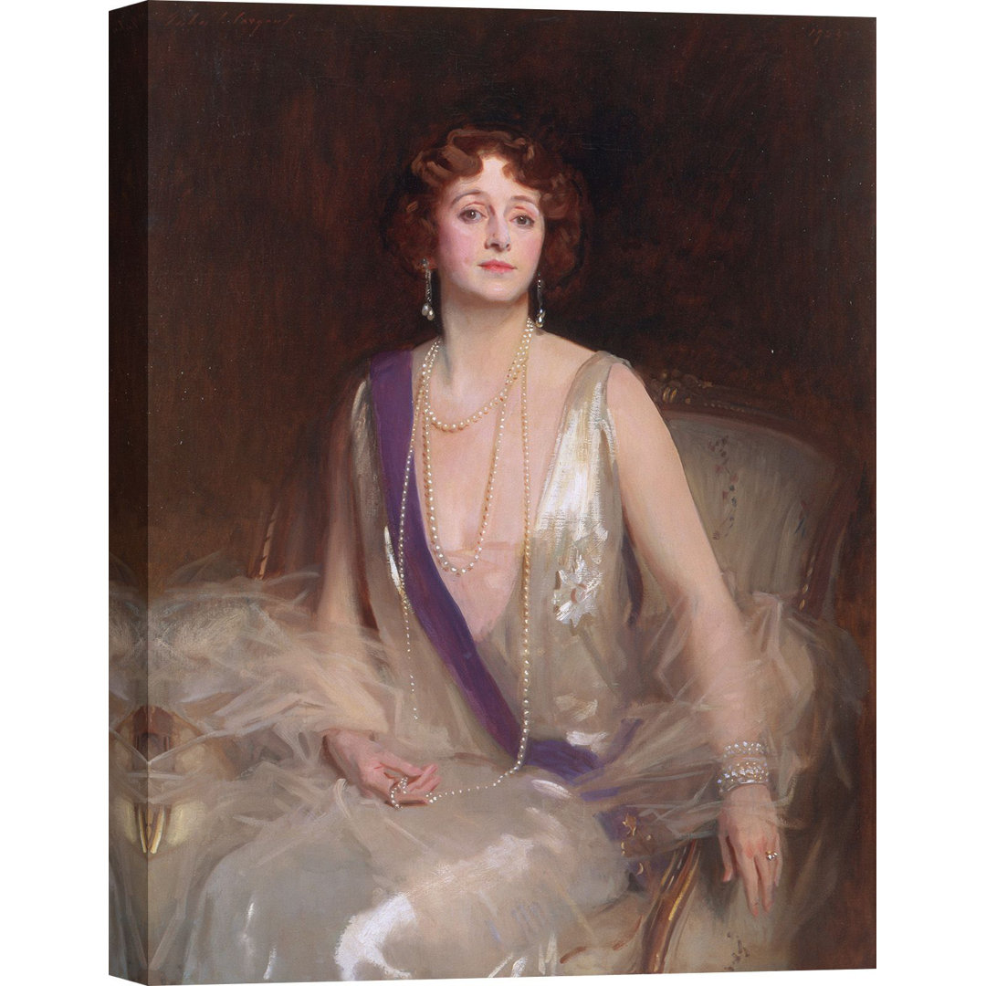 Grace Elvina, Marchioness Curzon of Kedleston von John Singer Sargent - Kunstdrucke auf Leinwand