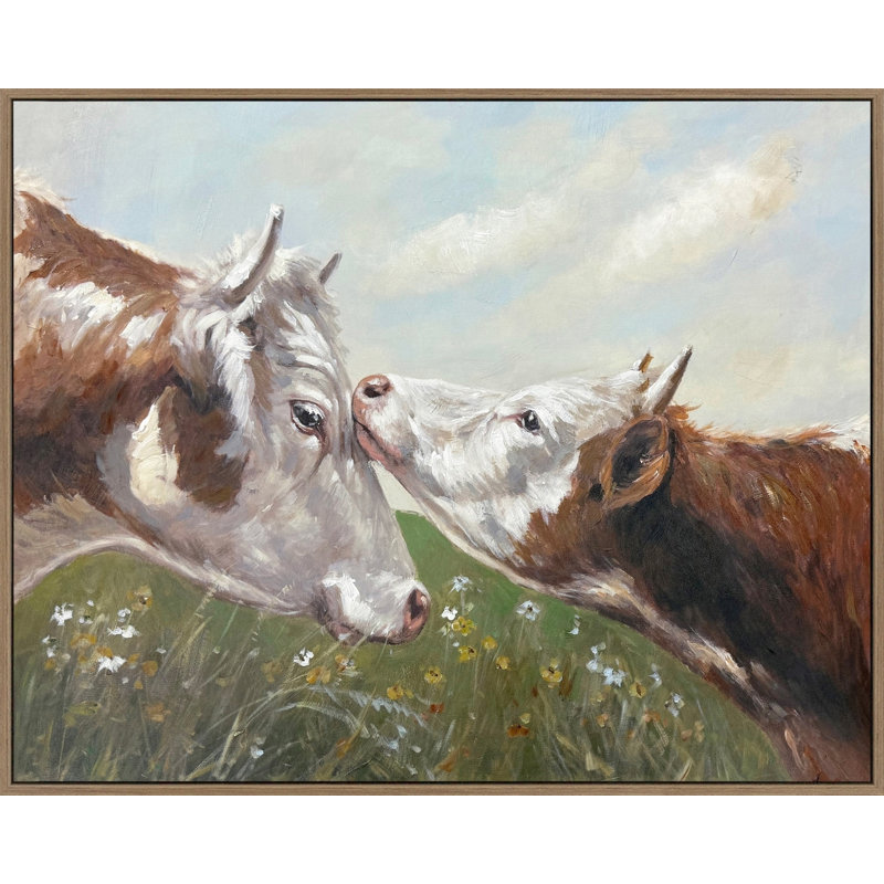 Art mural sur toile Country Kiss