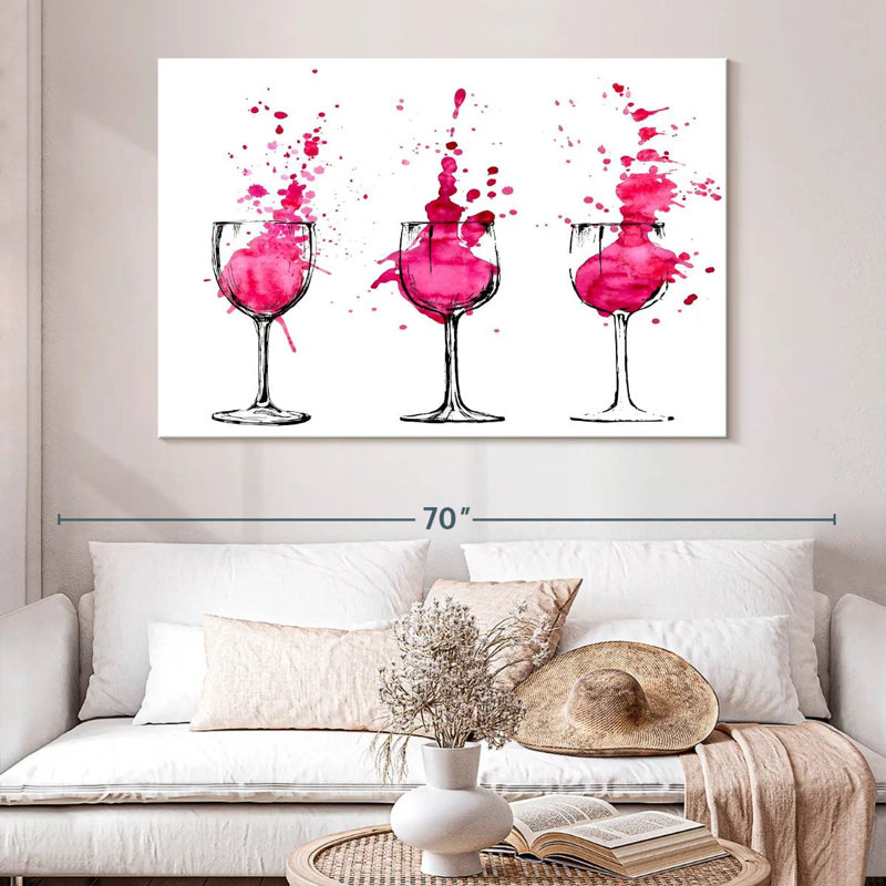 Yarlin vin de couleur, H 34 po x l 51 po