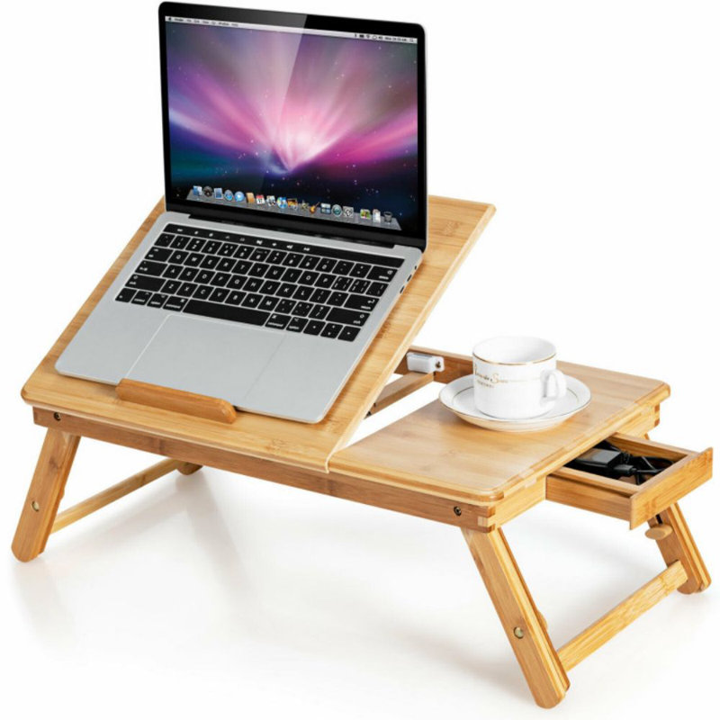 Geovonni Laptop Tray, Brown