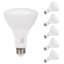 Ampoules DEL Westinghouse 9 W (équivalent 65 W) Frost BR30, culot moyen (E26), à intensité variable et température de couleur sélectionnable, lot de 6
