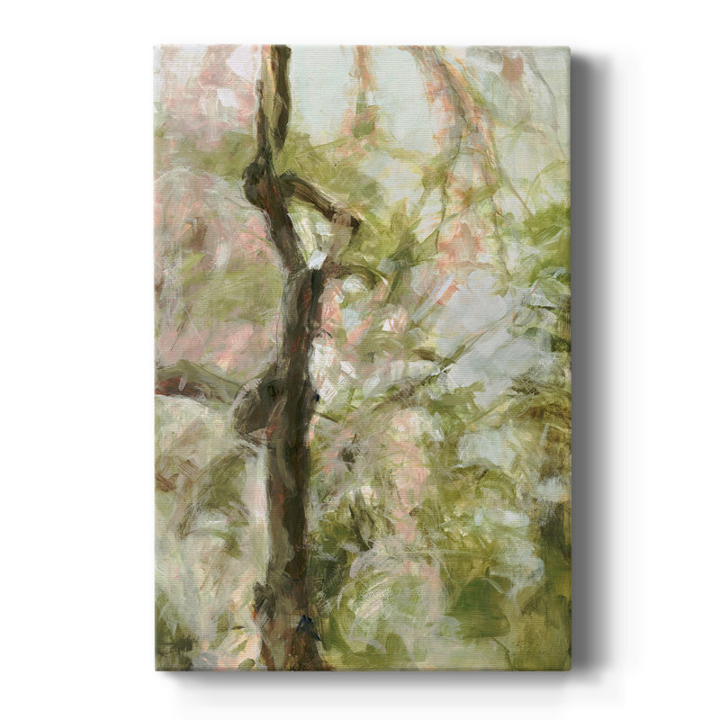 Spring Diptych II -Galery Enveloppé Cavas, H 27 po x l 18 po