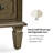 Amberlyn 28.2" W Traditional 2-Drawer End Table with Charging Station and Solid Wood Legs and Open Shelf-79191116