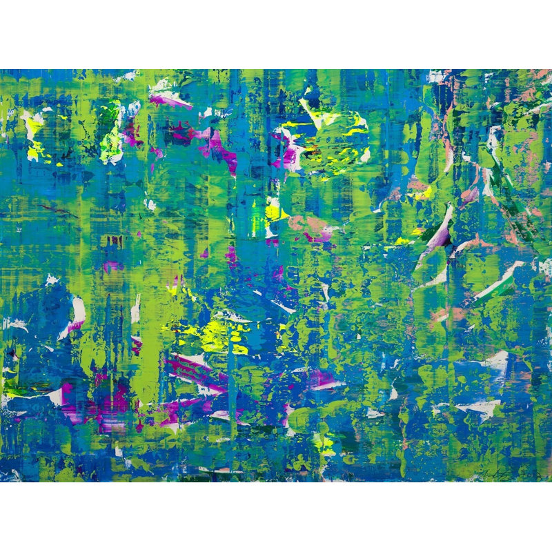 48 par Drew Gaffney - Peinture, Toile tendue, 32" H x 24" W