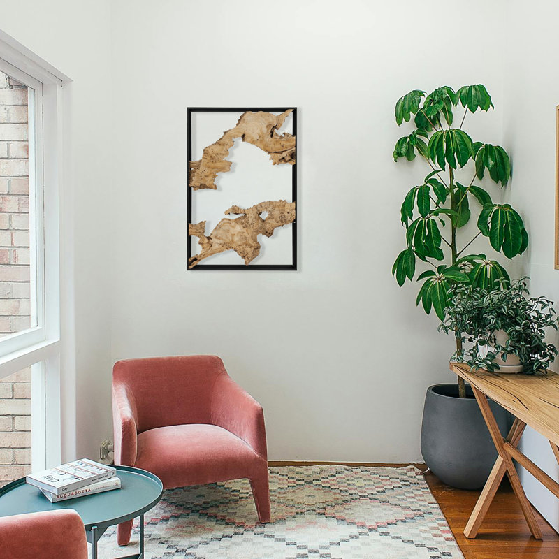 Irregular Natural Wood Wall Decor - Handcrafted Rustic Wooden Art Panel, Hanging Decoration, Unique Decoration For Living Room, Bedroom, Kitchen Or Office