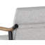 Upholstered Stool with Metal Frame