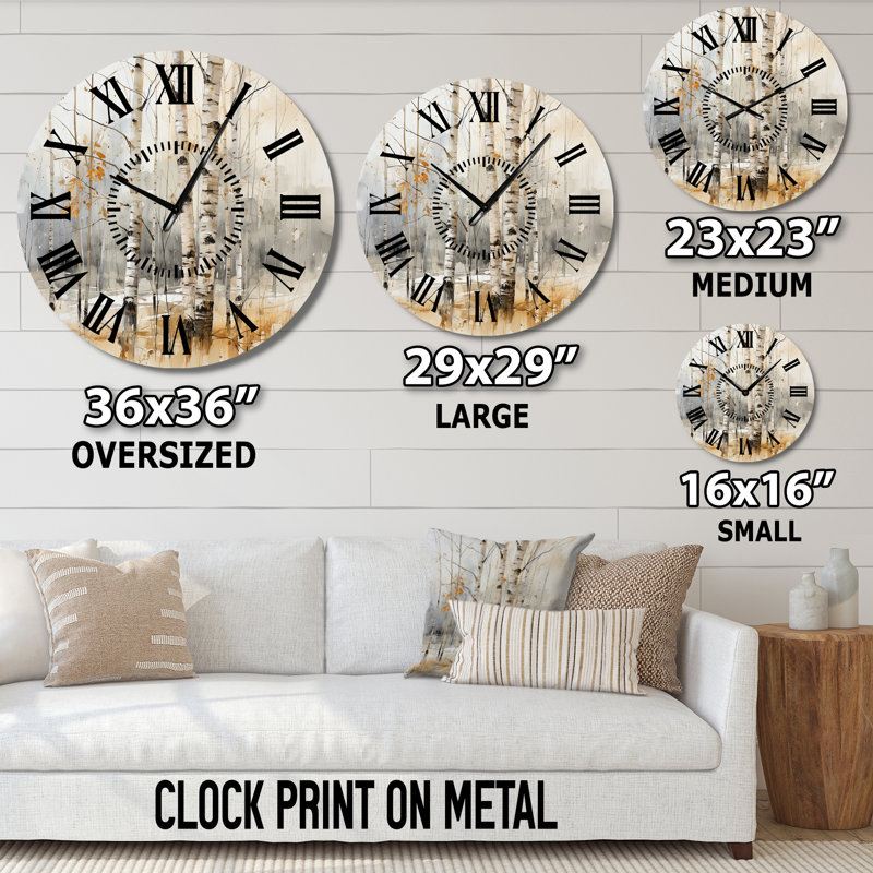 Horloge murale Winter, Grand