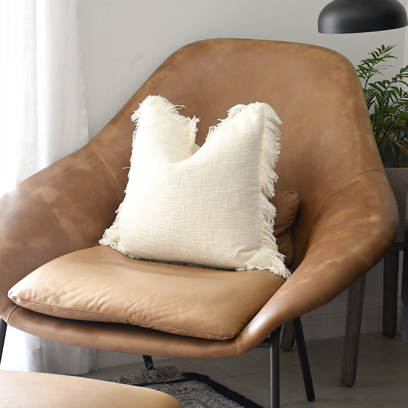  Throw Pillow, Ivory