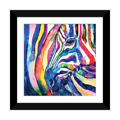 «Zebra», reproduction sur toile