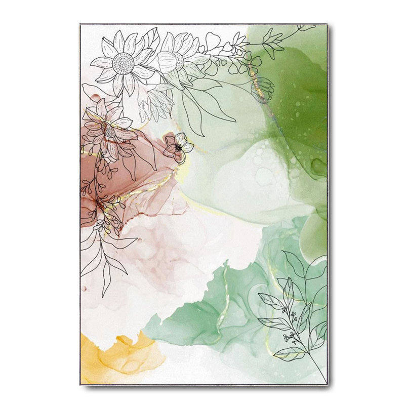 Tapis en coton Nathen, Rectangle 5 pi 3 po x 7 pi 10 po