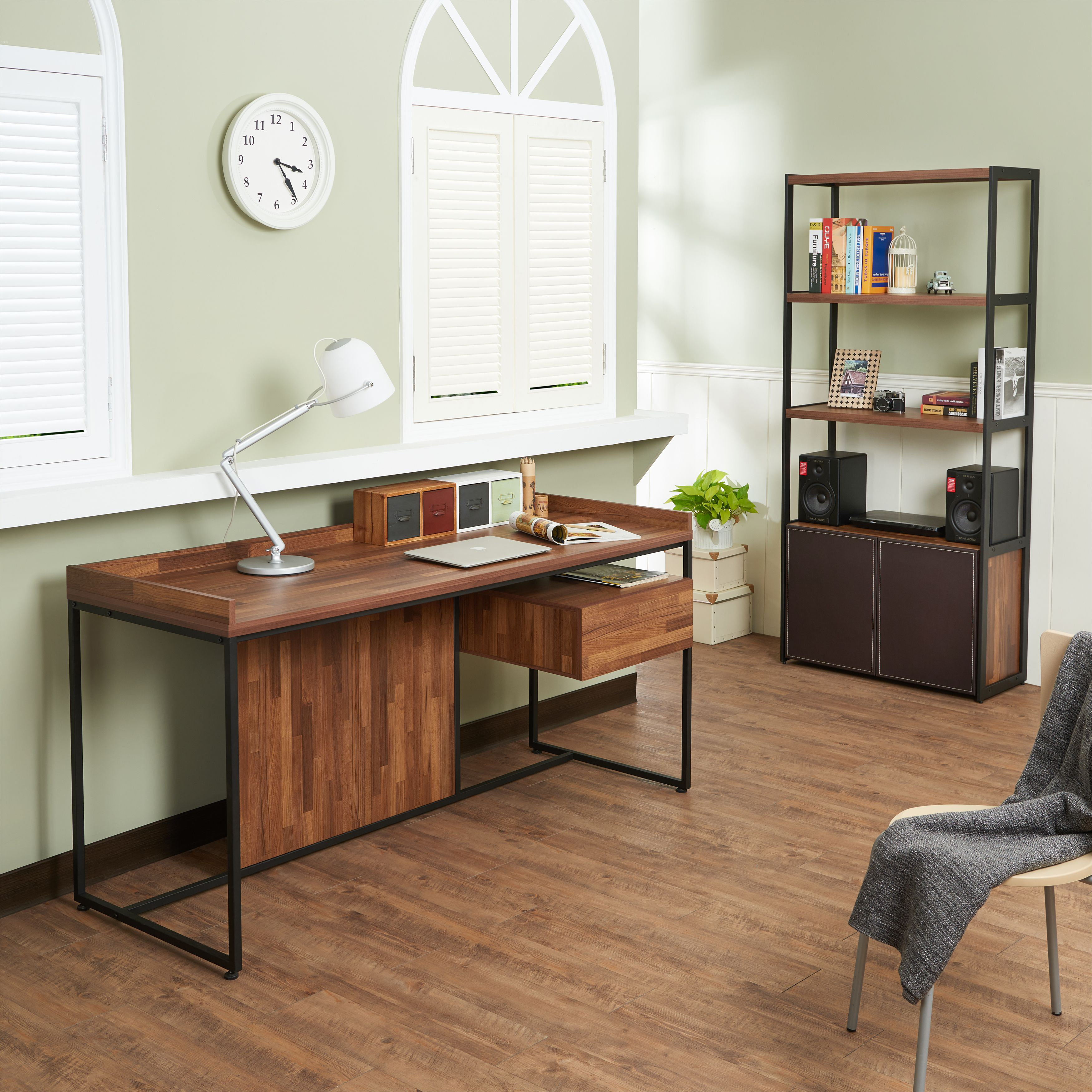 Writing Drawer Table 17 Stories Black 1-Drawer Writing Desk | Gift Idea | Wayfair