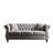 3-seater + 3-seater Combination sofa.Grey Velvet