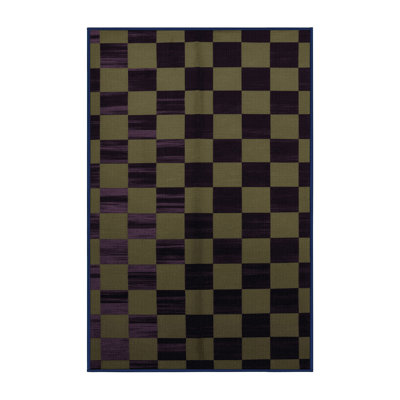 Tapis mauve lavable à la machine