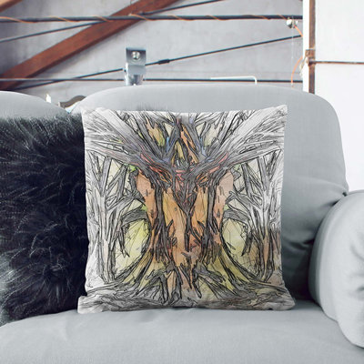 Floral Square Cushion