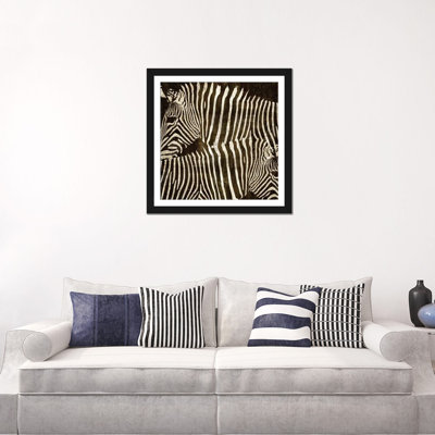 « zèbres », reproduction d’art sur toile
