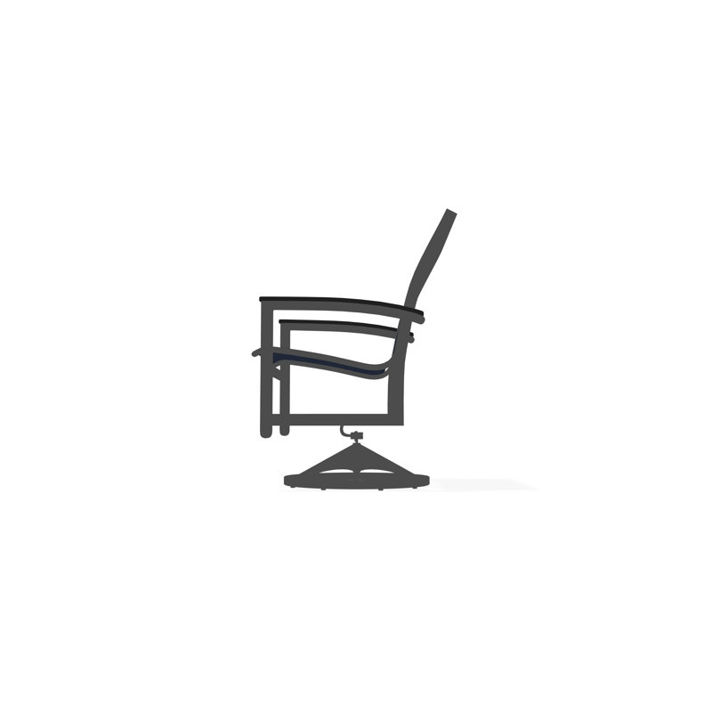 Bazza Outdoor Dining Chair, Mavi, Graphite