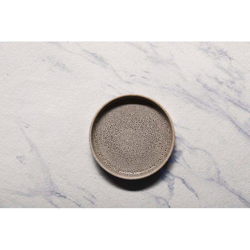 Assiette empilable en porcelaine Sharyn | 5,91 x 5,91 x 1,02 po
