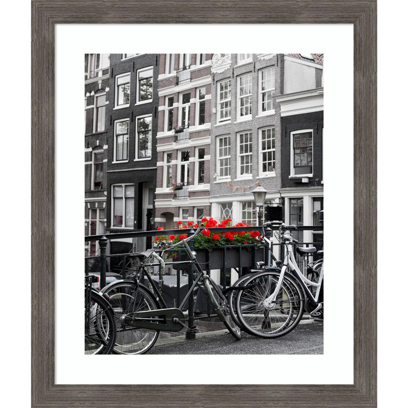 Domonique Gray Picture Frame with Mat, 16" x 20"