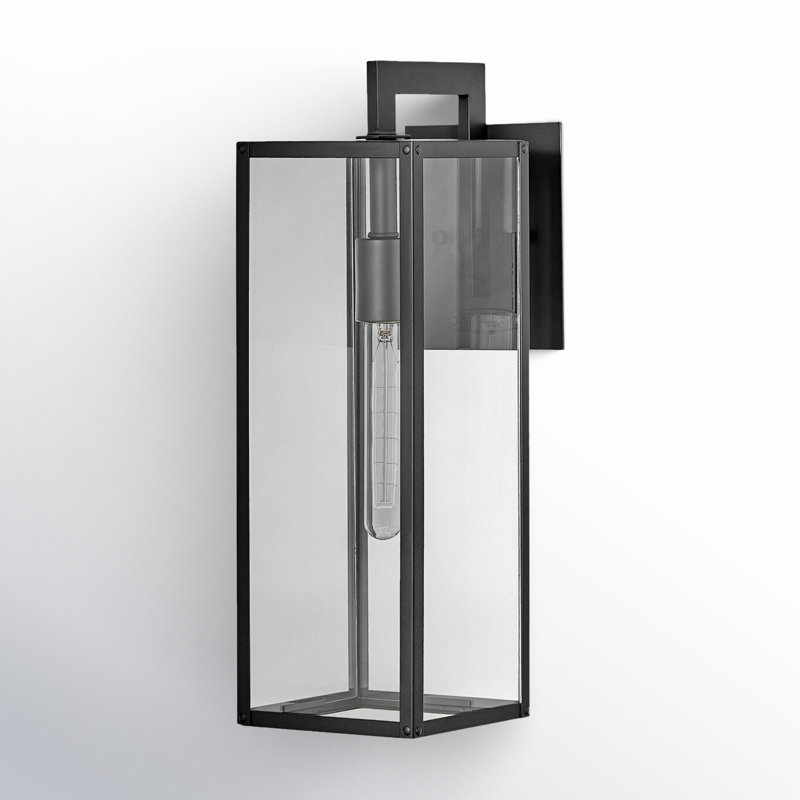 Lanterne murale d'extérieur 1 lumière Ansley, H 18,5 po x l 6 po x P 9 po