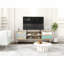 Meuble télé avec armoire de rangement et tablettes Jolianna, console télé, centre multimédia-609887167