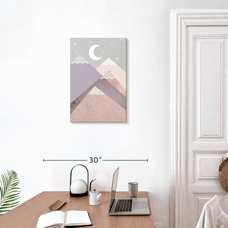 Avery Scandi Nursery Mountains, 24" H x 16" W