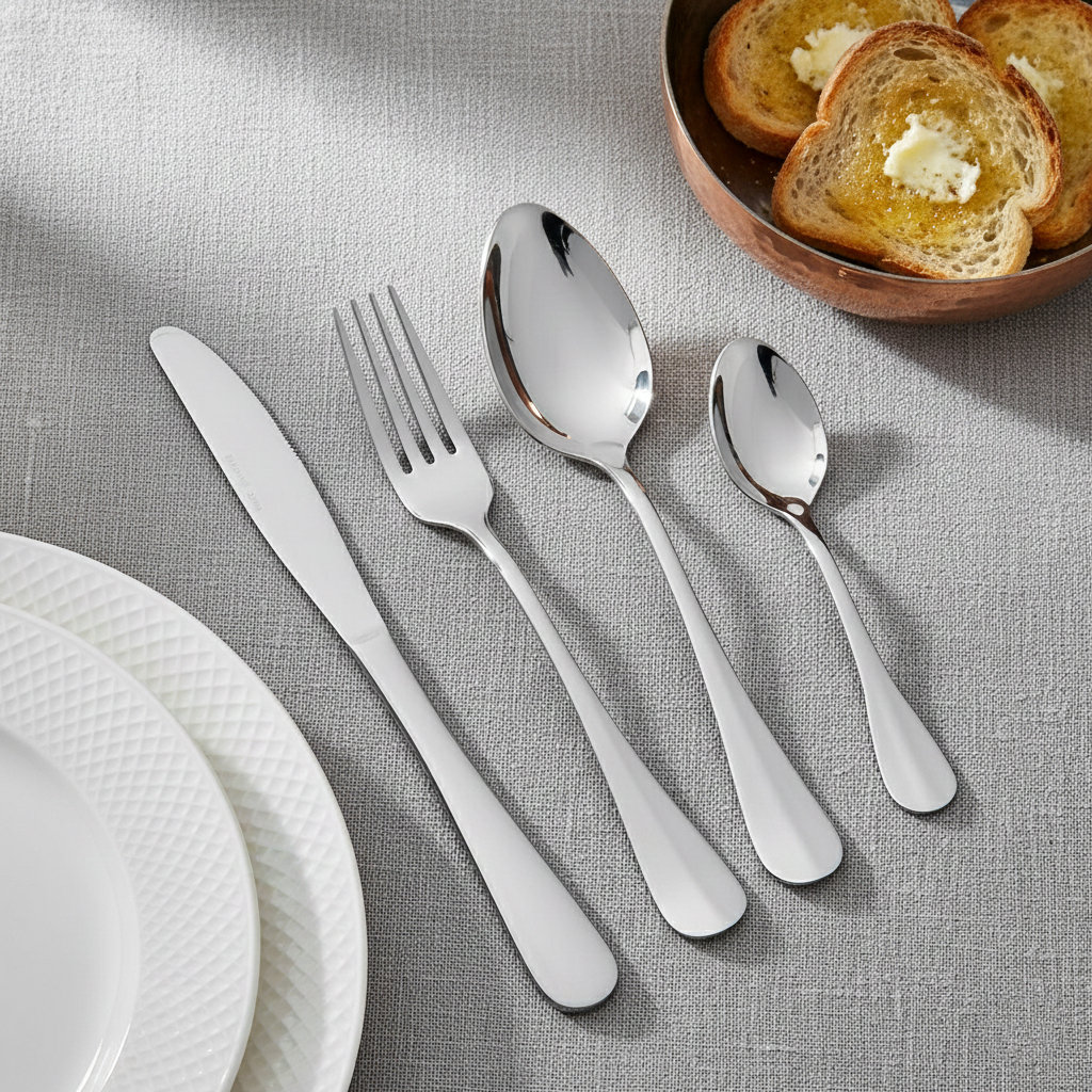 ROYALFORD 4 Piece Stainless Steel Cutlery Set , Service for 4