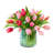 Tulip Arrangement in Vase-1223603173