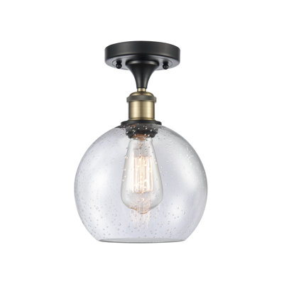 Plafonnier semi-encastré 1 lumière 8 po Cindi