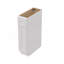 Armoire de base Shaker en bois massif à porte simple, pour la cuisine, la buanderie et la salle de bain Tablettes réglables prêtes à assembler (l 9 po x H 34,5 po x P 24 po)