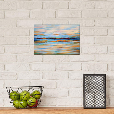 Abstract Seascape by Radiana Christova - Wrapped Canvas Painting
