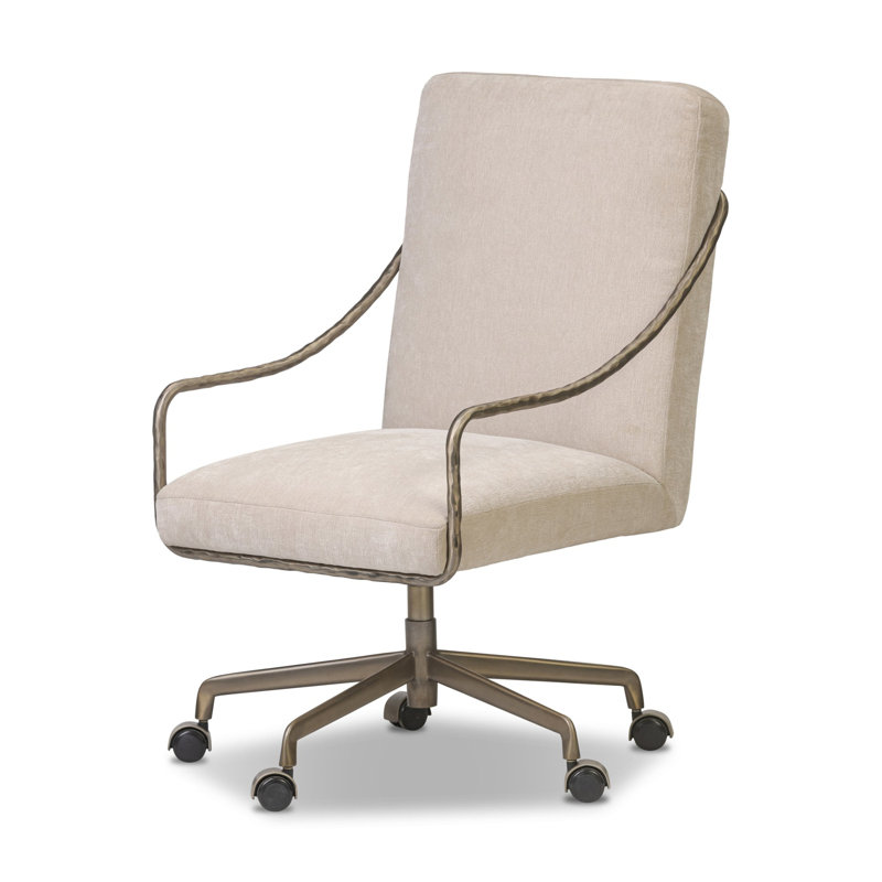 Alonzo Desk Chair-Blamont Cream, Blamont Cream
