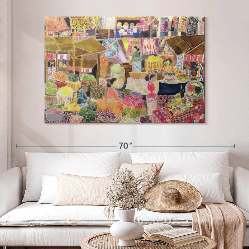 Marché d'Ubud à Bali, H 34 po x l 51 po