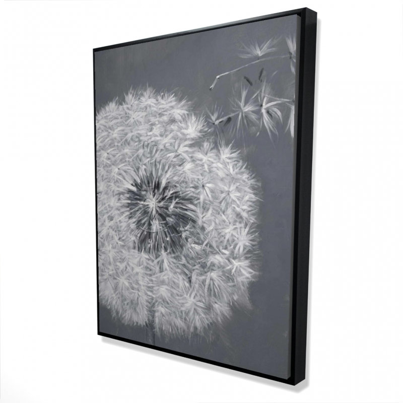 Blowing dandelion - 36"x48" Framed canvas