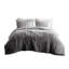 Ensemble d'édredon à poil long King Ombre-125328975-125328977