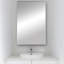 Miroir mural en métal pour salle de bain et meuble-lavabo, collection Kristveig-397643227-397643207-397643203