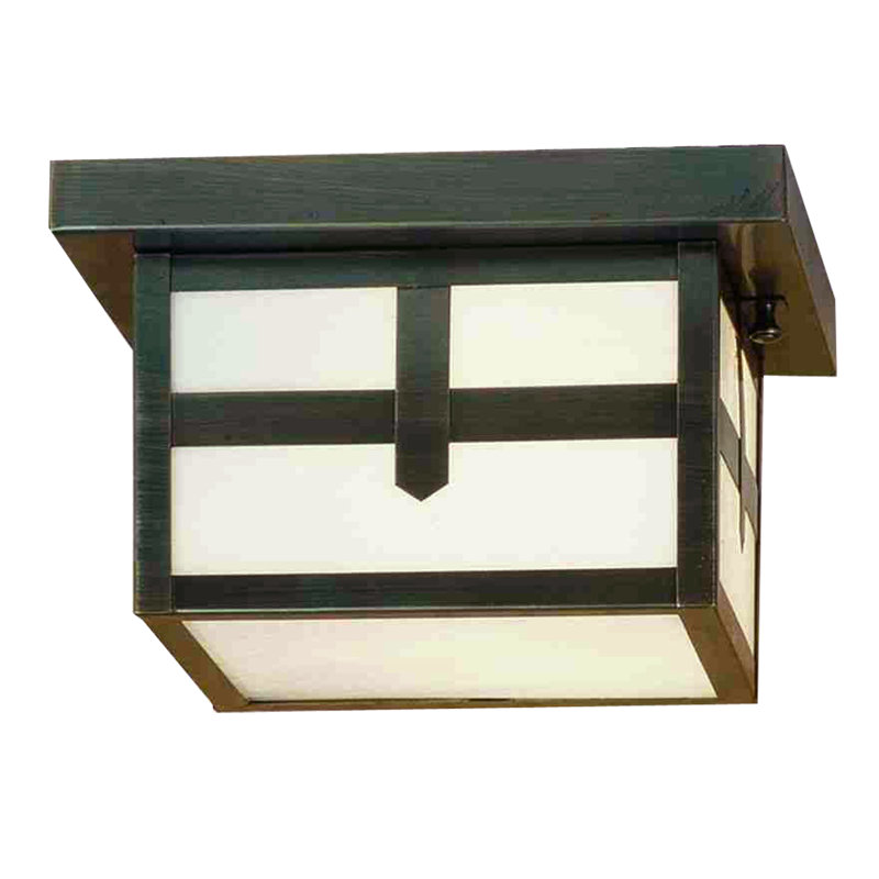 Plafonnier encastré carré 10 po 1-light