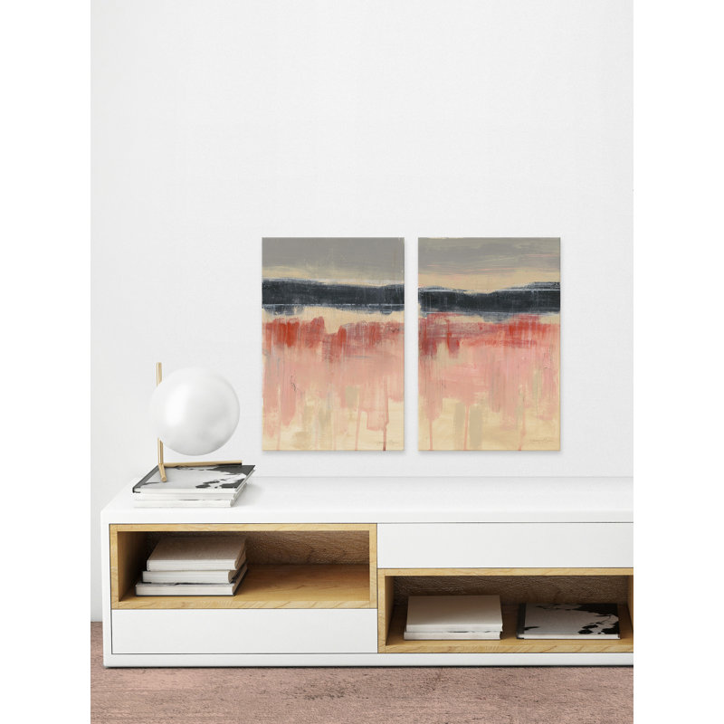 Paynes Horizon III - Ensemble de 2 reproductions d'images sur toiles tendues, H 36 po x l 24 po