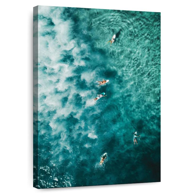 Senne Before A Wave, 39" H x 26" W