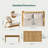 Ali loveseat with coffee table