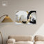 Art abstrait noir et blanc sur toile, "Autre dimension" par Art Remedy-104433989-104433983