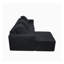 Canapé modulaire convertible convertible en microfibre-1257784183