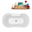 60'' x 32'' Soaking Acrylic Bathtub-409861929-409861920