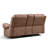 2-Piece Living Room Set, 75" Oversize Classic Vegan Leather Upholstered Manual Reclining Sofa (Set of 2)