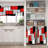 52'' W Rod Pocket Kitchen Curtain Valance and Tiers Set-95993220