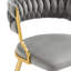 Ensemble de chaises de salle à manger en velours l 21,65 po Christal-88086810