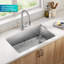 Évier de cuisine en acier inoxydable calibre 18 KRAUS Fairlane-114834511-109400369