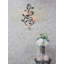 Ensemble de 2 appliques murales en fer avec bougies chauffe-plat Hosley