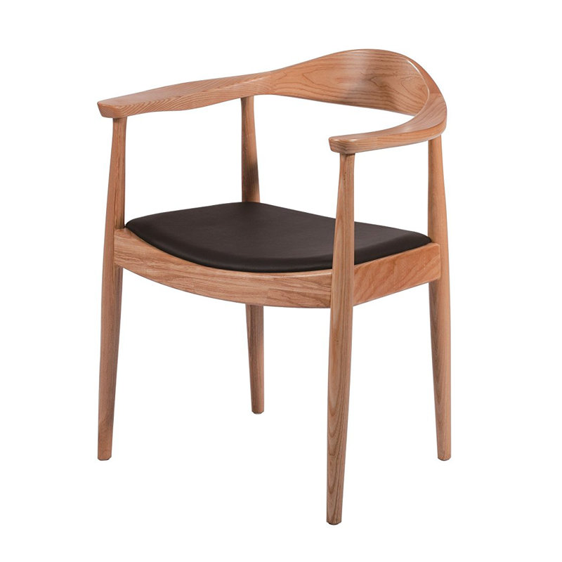 Wilkinson 17'' H Upholstered Ash Armchair, Natural